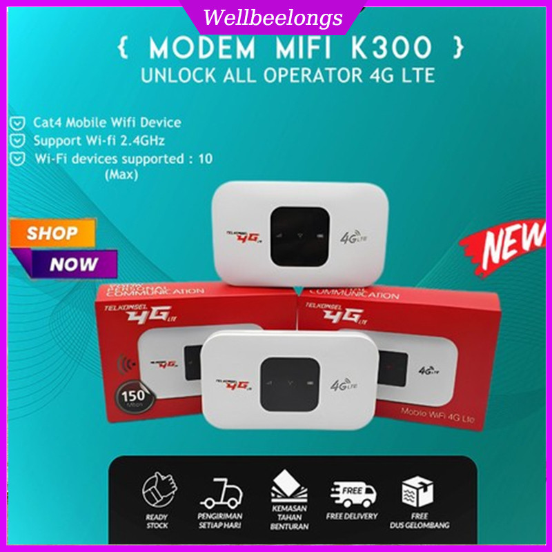 Mifi Modem Wifi 4G UNLOCK ALL OPERATOR Free Perdana Telkomsel By.u