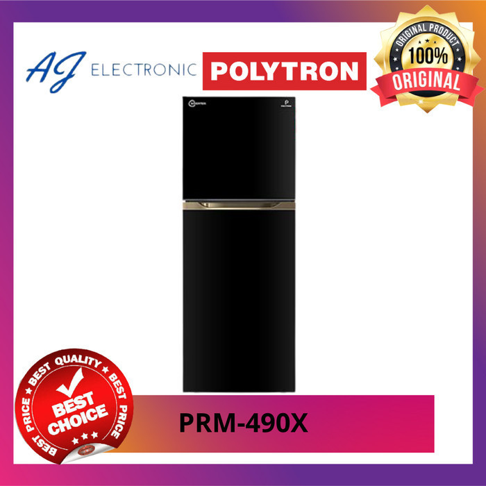 KULKAS POLYTRON PRM-490X / PRM 490 / PRM490 , 2 PINTU