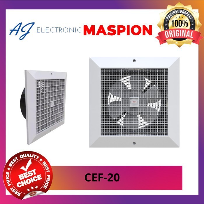 Exhaust fan maspion CEF-20 / CEF20 , PLAFON CEILING / HEXOS CEF-20