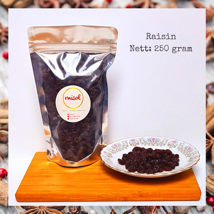 

Spesial Promo -sukron_86 Raisin atau Kismis MISOL netto 250 gram Import