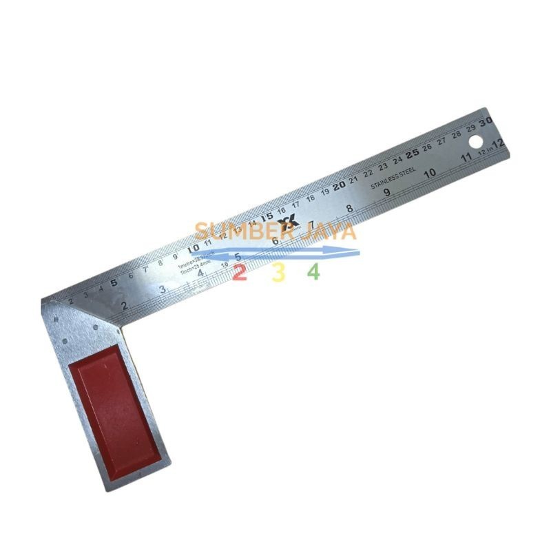 

Penggaris siku tukang 12 inch (30 cm) Jumbo TERMURAH