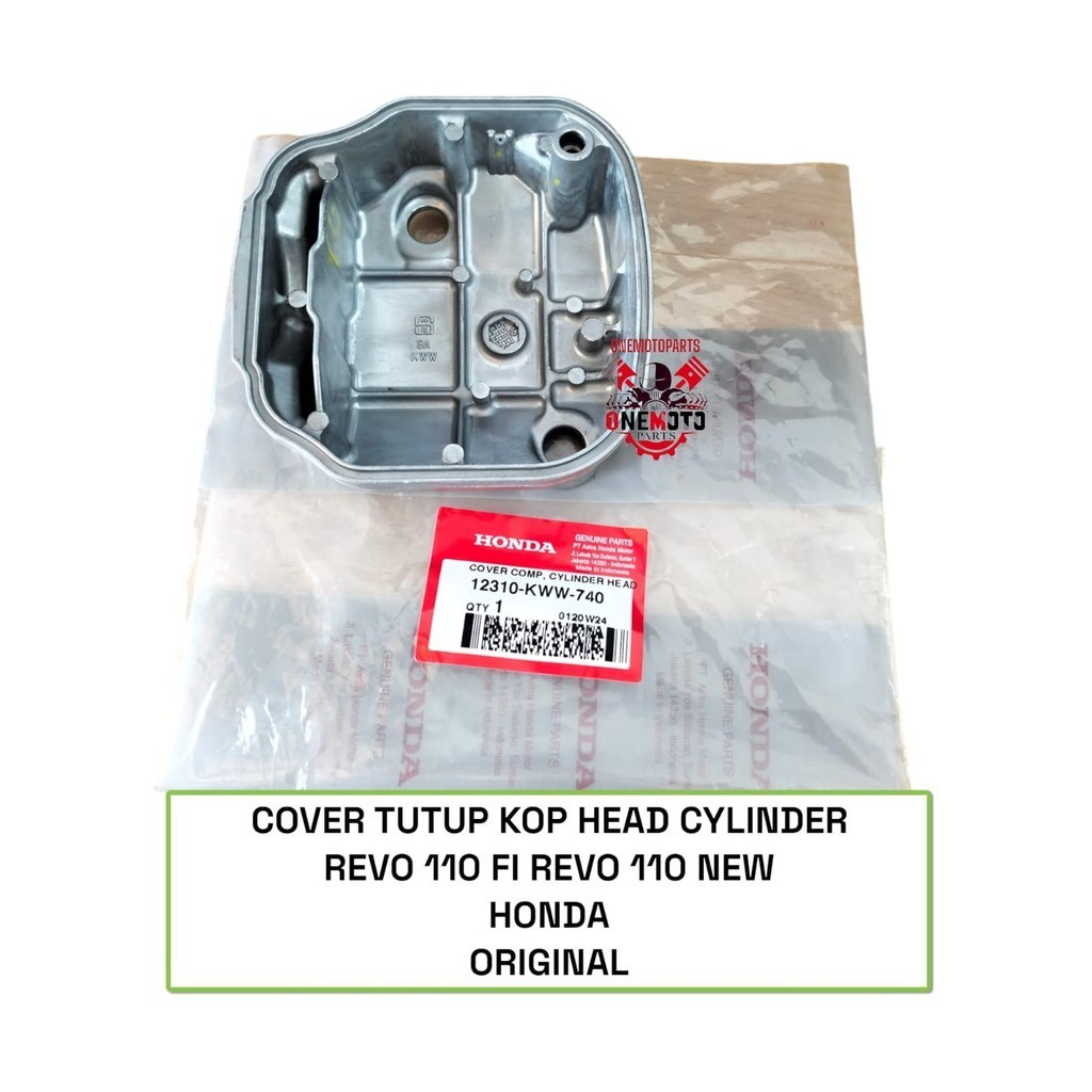 COMP COVER TUTUP KOP HEAD CYLINDER REVO 110 FI REVO 110 NEW HONDA ORIGINAL 12310-KWW-740