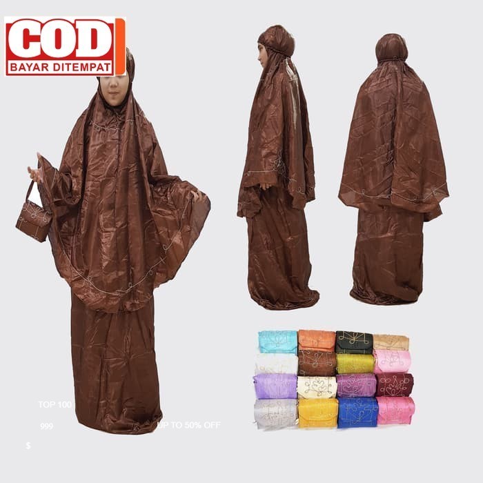 Mukena Parasut Traveling Abutai