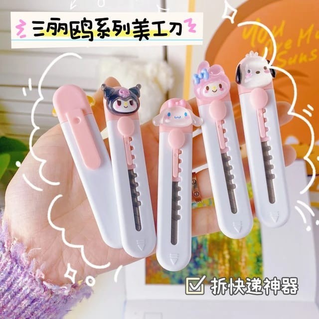 

Cutter MIni Karakter Sanrio Terbaru Lucu Murah (Bujoyuk)