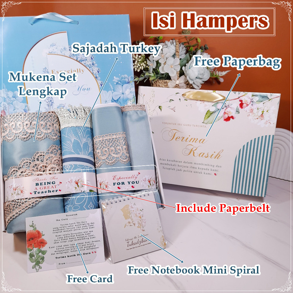 BEST SELLER HAMPERS GURU PEREMPUAN PERPISAHAN, HAMPERS GURU WANITA PERPISAHAN , KADO GURU, HAMPERS