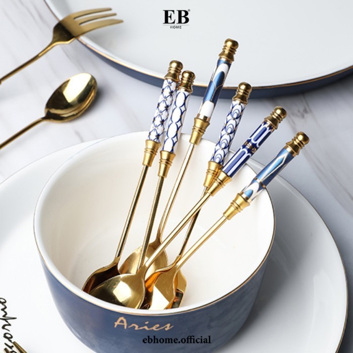 Sendok Teh Kopi / Sendok Minum / Stainless Gold Spoon 266