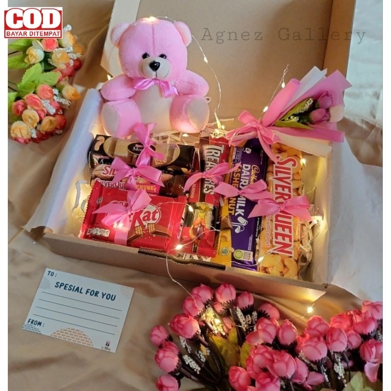 

Hampers Coklat Premium / Kado Ulang Tahun / Hampers Snack Cowok Cewek / Gift Box / Kado Ultah Pacar / Hadiah Wisuda Anniversary