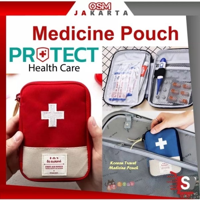 [oddsolshop] pekanbaru/[ P3K ] Medicine Korean travel medicine bag Tas Dompet OBAT