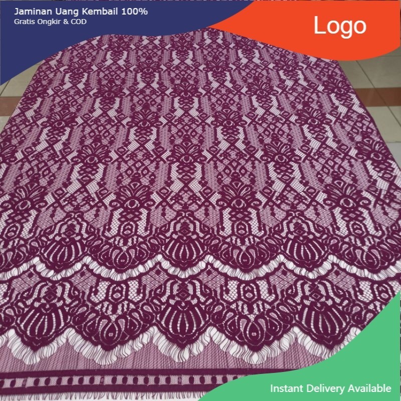 Brukat Semi francis Original Fatmawati Corneli Cord Bakal Kain Kebaya Semi Francis Fatmawati Seragam