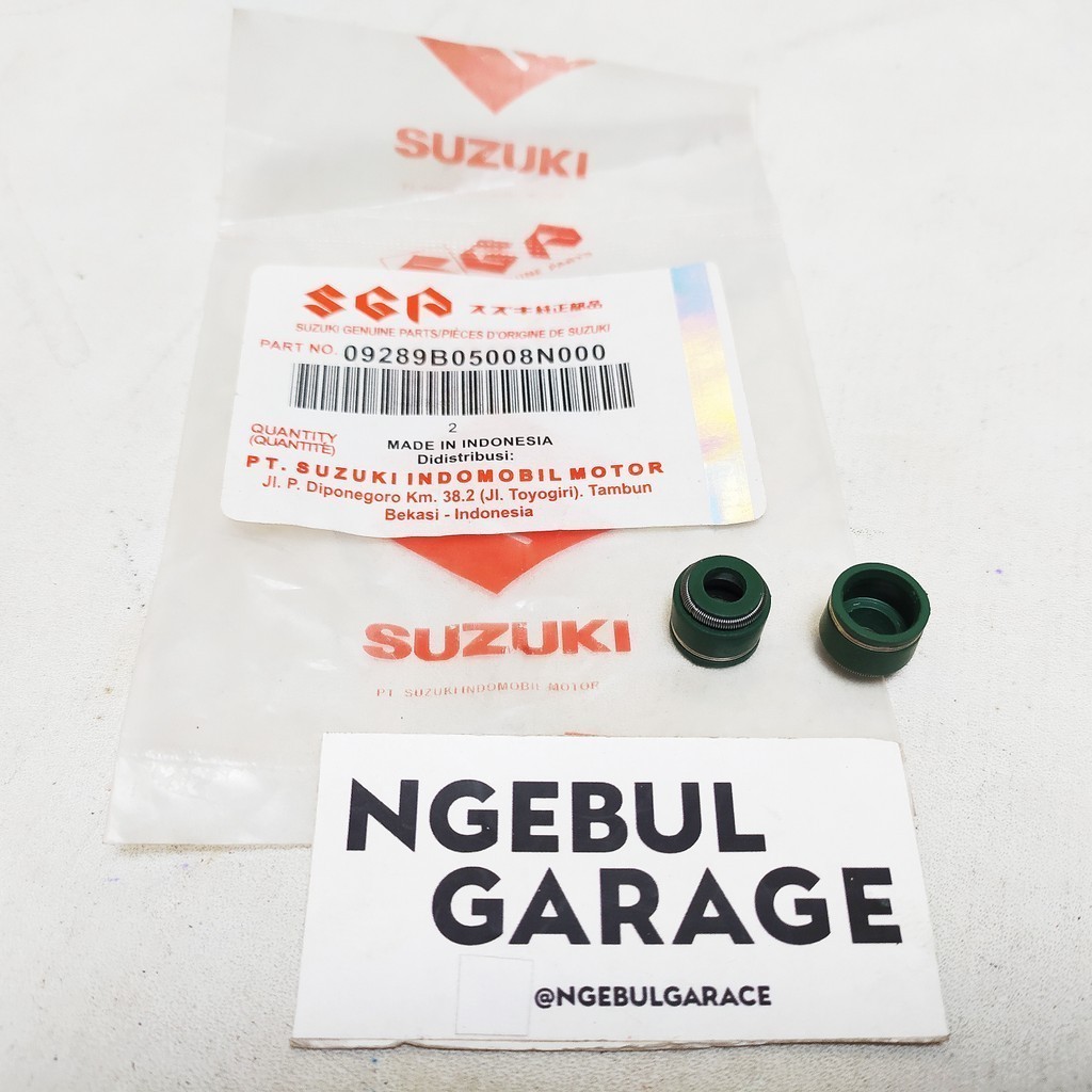 Seal Klep Smash Shogun 125 Spin 125 SET 2PCS SUZUKI ORI 09289B05008N00