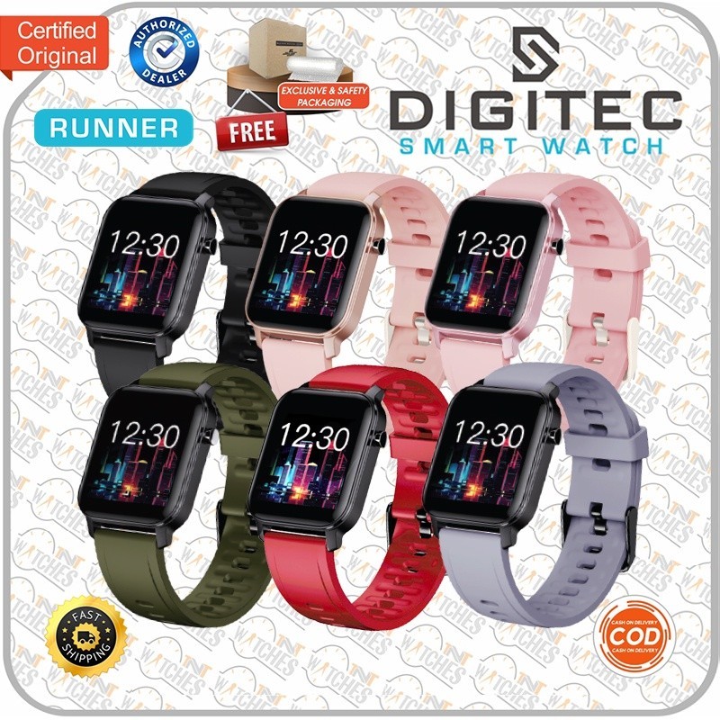 [Produk Terbaru]Jam Tangan DIGITEC DG SW RUNNER / DG-SW-RUNNER / RUNNER Smartwatch Smart Watch ORIGINAL