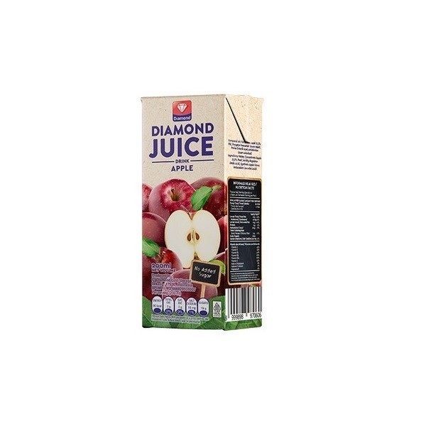 

Jus Juice DIAMOND UHT APPLE 200ML Diskon
