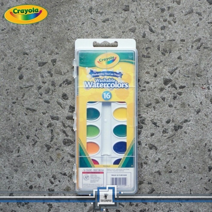 

Crayola Washable Watercolors 16 Cat Air 16 Ct Bisa Dicuci