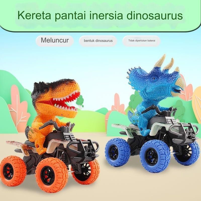 Sepeda Motor Anak/Tyrannosaurus Mainan Dinosaurus ATV/Mewarnai Anak Laki-laki Kendaraan Inersia/Orna