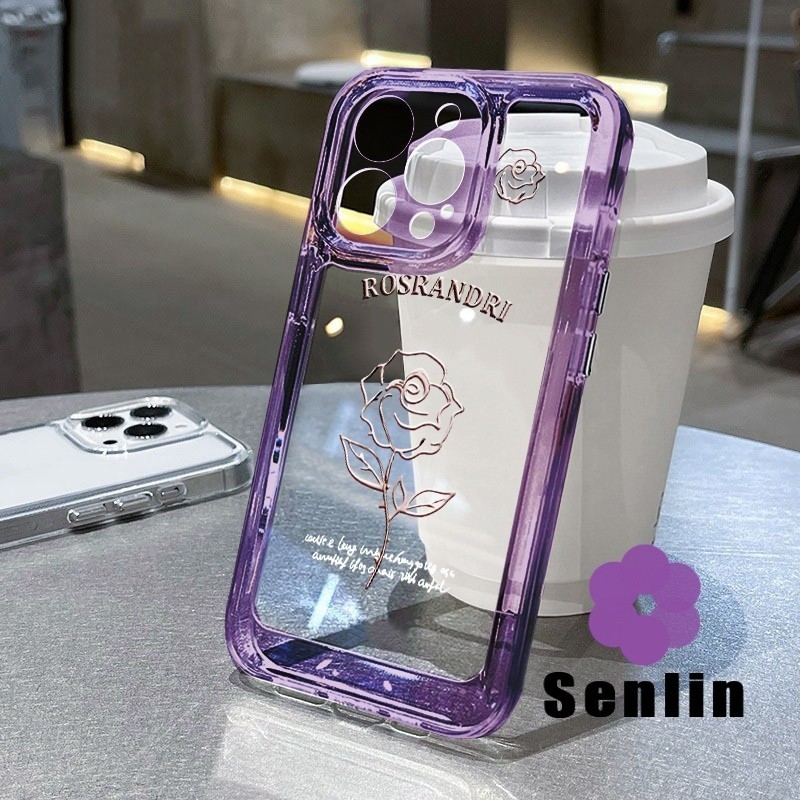 Art Rose Fashion Casing ponsel transparan Case For Samsung S26 Plus Ultra A57 A37 5G  A56 5G A36 A07