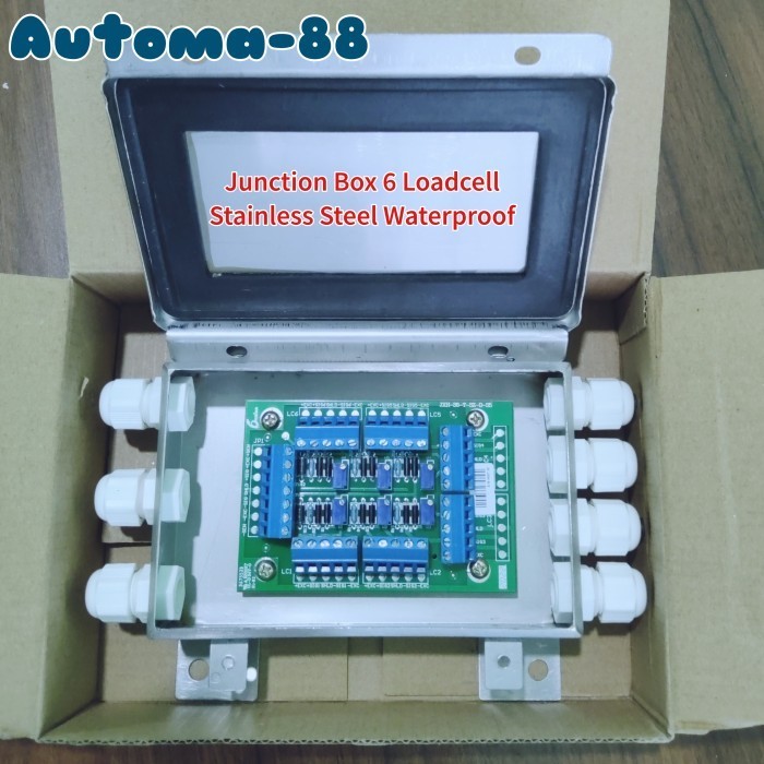 MN08 Load cell Box Stainless 6 input Loadcell Bridge Waterproof Truck Scale