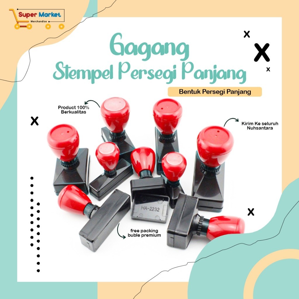 

Promo Gagang Stempel Flash Persegi Panjang Kotak / Stampel Flash 27X55 17X55 27X78 32X78