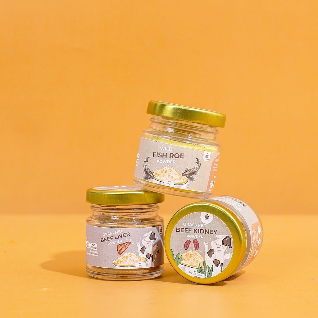 

HONEST FARM - BEEF KIDNEY/BEEF LIVER/FISH ROE/WILD OYSTER POWDER 25 GRAM