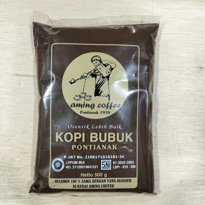 

New Promo Best Kopi Bubuk Aming 500gr Kopi Bubuk Robusta Pontianak