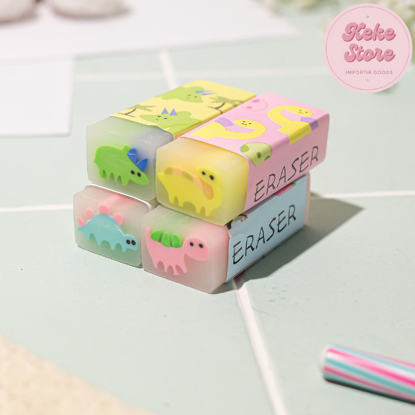 

Penghapus Eraser Motif Dinosaurus