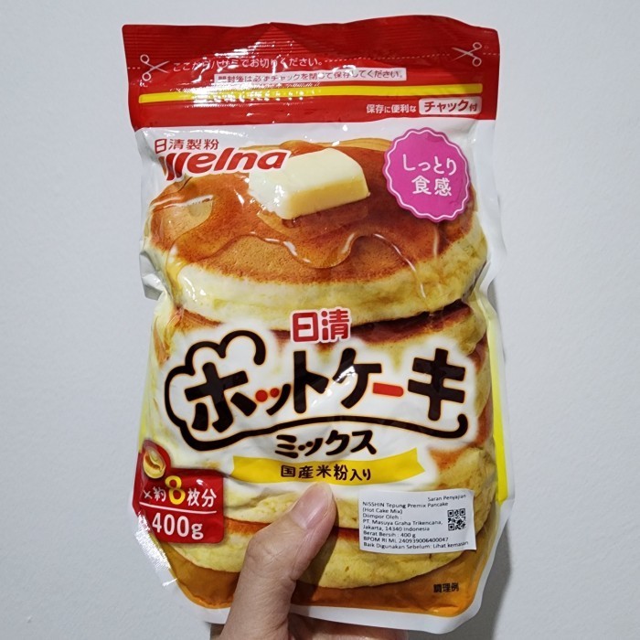 

New-Promo Nisshin Hot Cake Mix 500gr | Tepung Premix Pancake Jepang