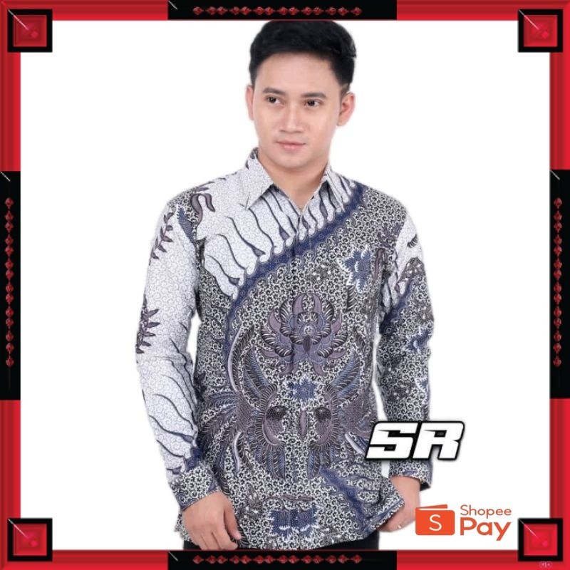 [PREMIUM ORIGINAL] Kemeja batik pria lengan panjang reguler | Baju batik pria lengan panjang
