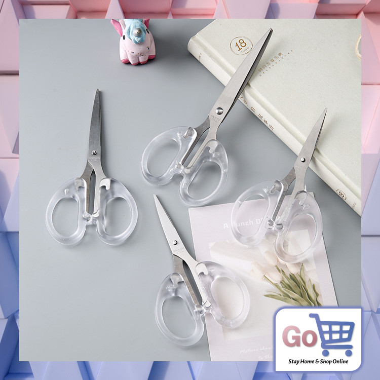 

Go - H1193 Gunting Model Transparan / Alat Pemotong Kertas / Scissors / Peralatan Sekolah Siswa