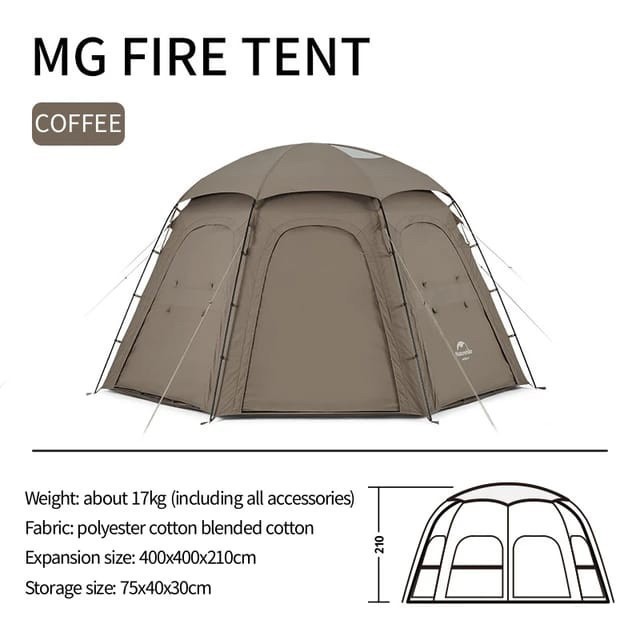 TENDA MG FIRE / CEROBONG ASAP/ GLAMPING NATUREHIKE CNH22ZP032