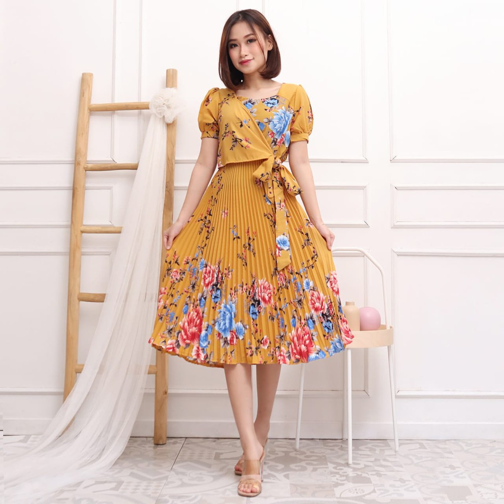 DRESS WANITA DEWASA MODEL MONALISA SAKURA JEPANG TERBARU 2023//DRESS SAKURA JEPANG 2023//DRESS MONAL