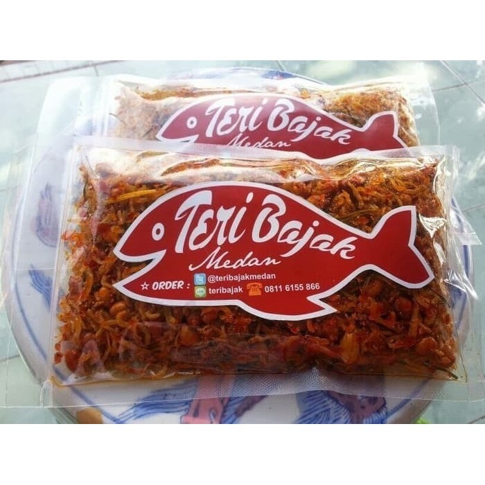 

Roux Teri Bajak Khas Medan + Kacang Sambal Merah / Sambal Rawit Khas Medan