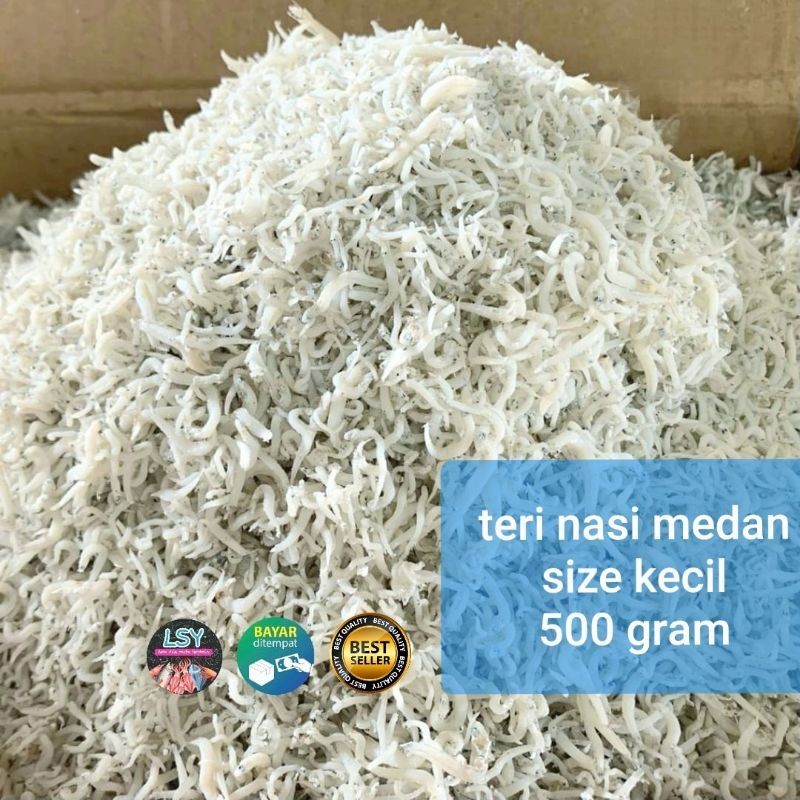 

ikan asin teri nasi medan size kecil 500 gram