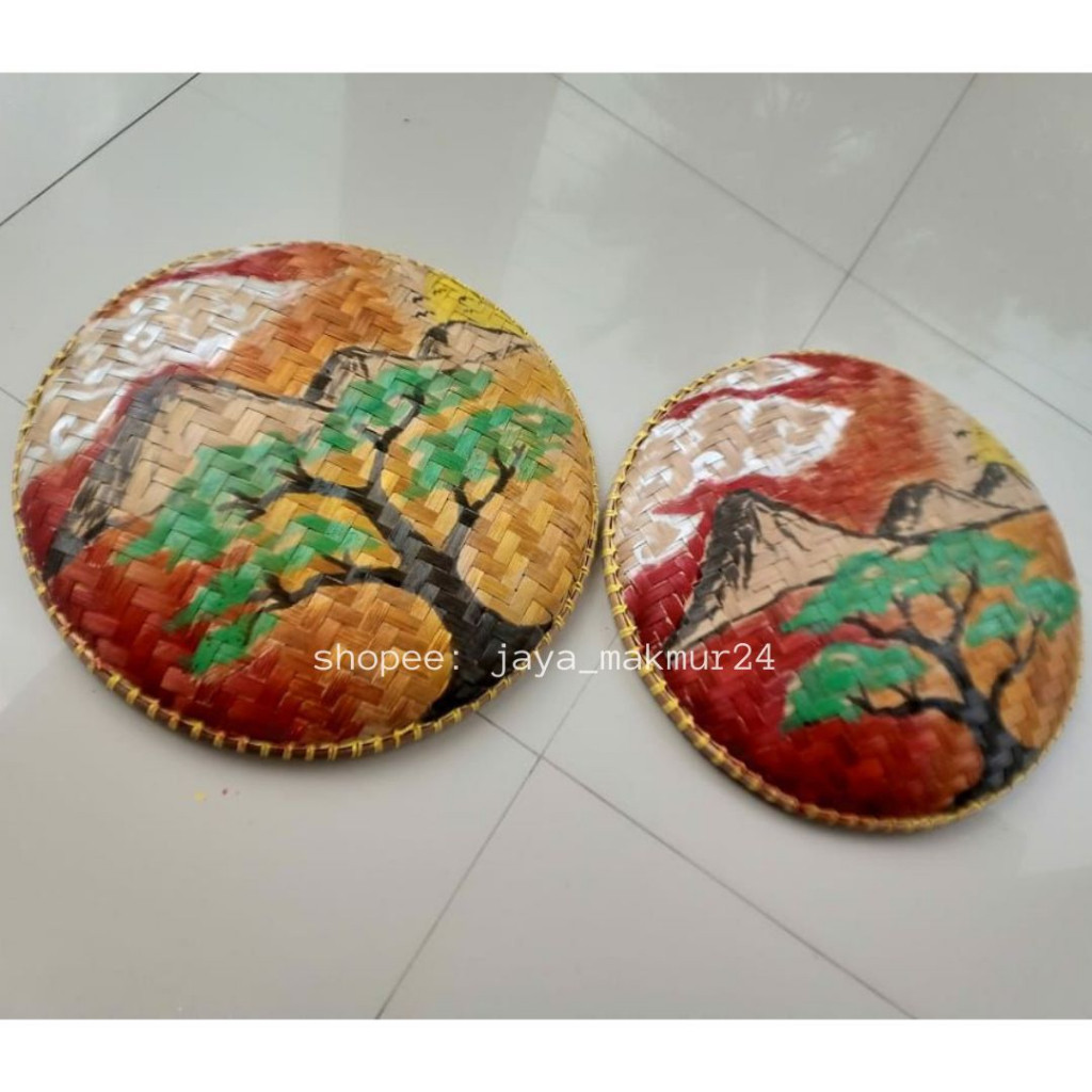 Promo terbatas Tampah Tambir Lukis / Hiasan Dinding Walldecor Aesthetic / Tampah Lukis Pemandangan B