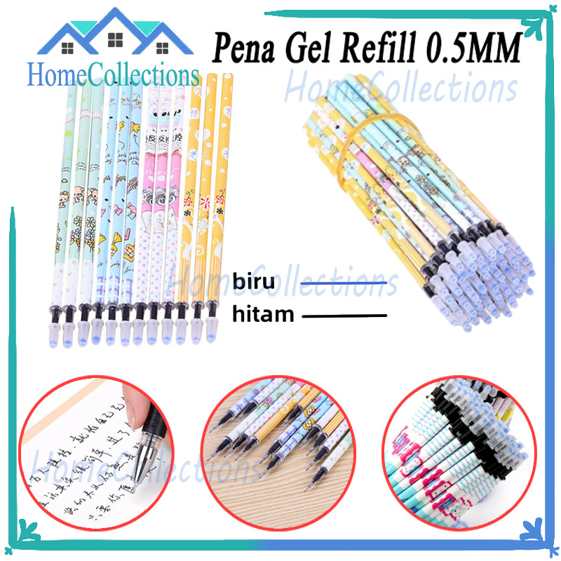 

Isi Ulang Tinta Pena/Jarum Refill Tinta Pena Cair/Refill Tinta Pulpen Gel/ Isi Ulang 0.5mm Tinta Pulpen Warna Biru Hitam