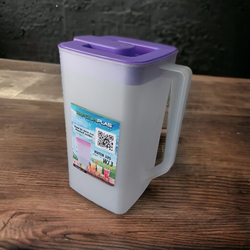 Eskan ceret segi 4,1 liter wapolin jumbo plastik Teko air segi plastik water jug