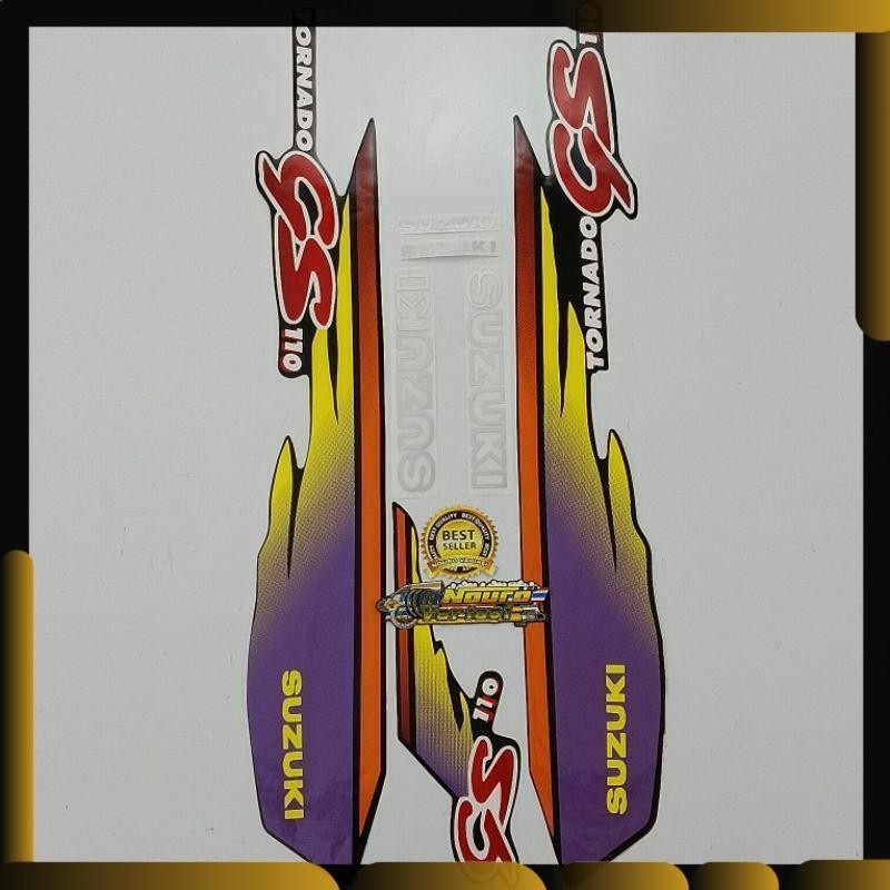 Striping Suzuki gs tornado 110 ungu