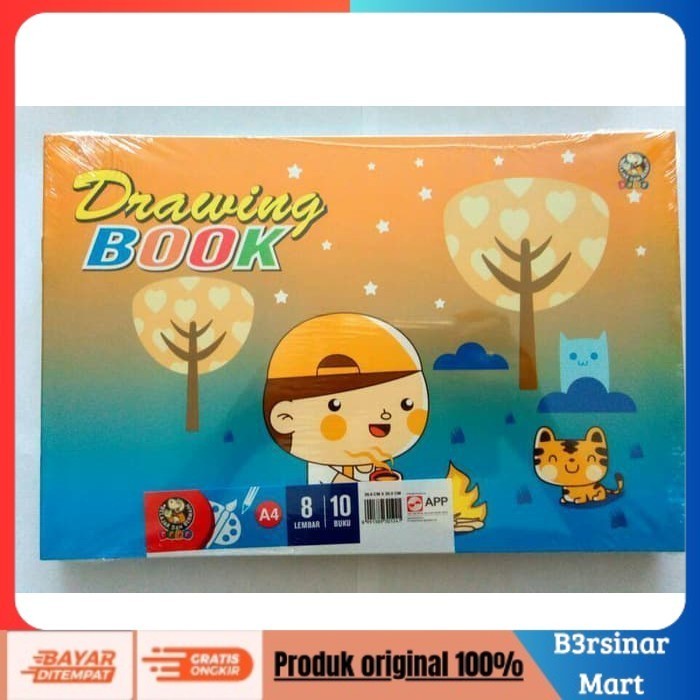 

[KUALITAS TERBAIK] Buku Gambar A4 - Dodo / pak isi 10 buku