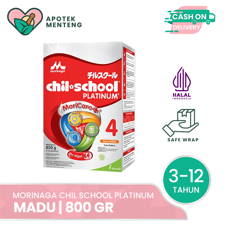 

Morinaga Chil School Platinum Madu 800 Gr - Susu Pertumbuhan Anak 3-12 Tahun