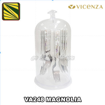 ✨LARIS✨ -Set Sendok Makan Motif Vicenza V248 Vicenza Sendok Dan Garpu Vicenza - Magnolia