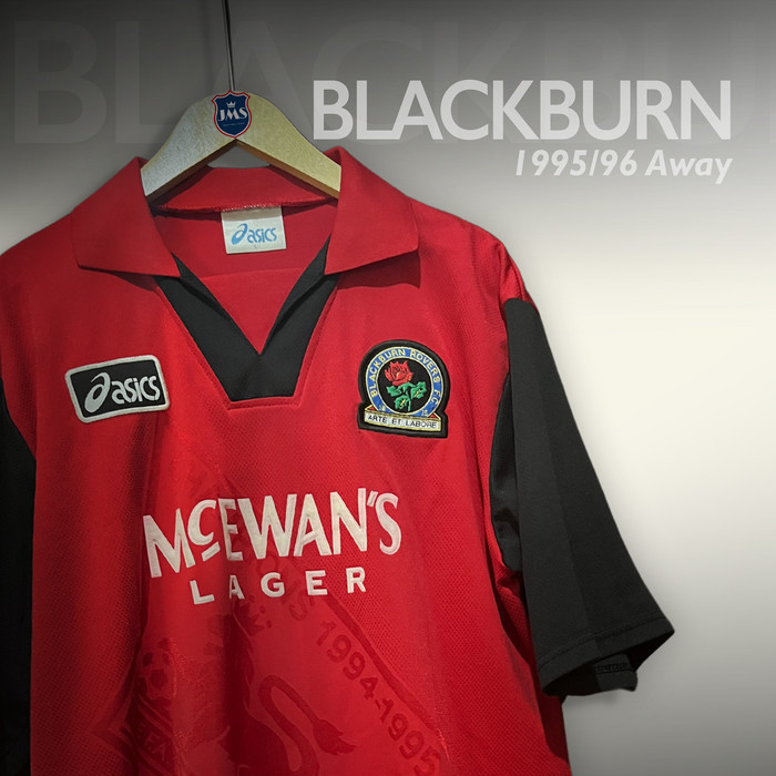 1995-96 BLACKBURN ROVERS AWAY SHIRT SHEARER #9