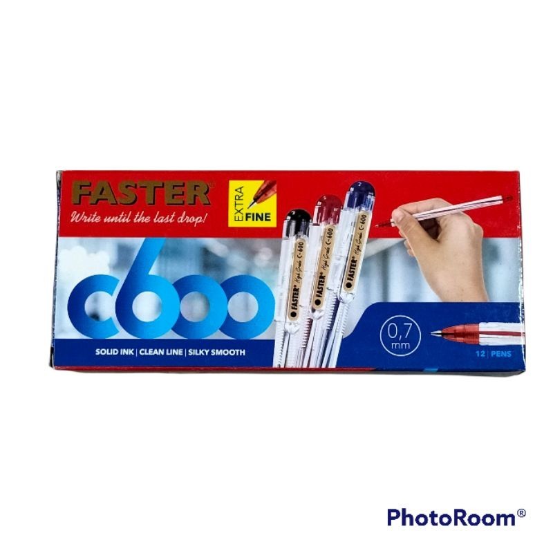 

PCS| Pulpen FASTER C600 Hitam - ABO