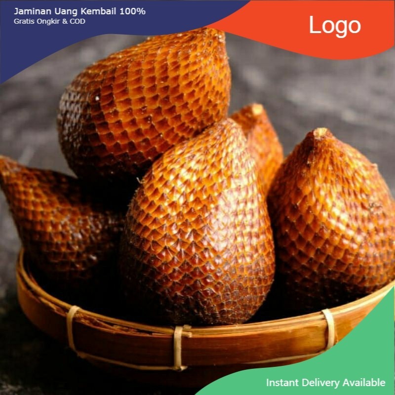 Replika buah salak / Mainan anak / Edukasi anak / Dekorasi meja makan