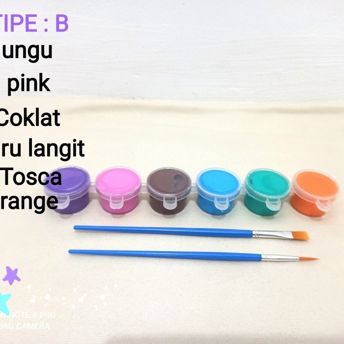 

New Promo~ berkahh_mall cat air anak tube 6 warna x 20 ml - tipe B