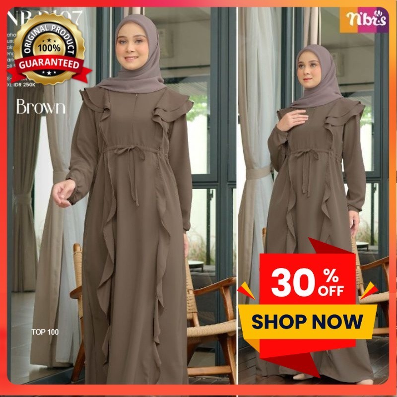 Gamis Nibras NB B107 Diskon size XL XXL