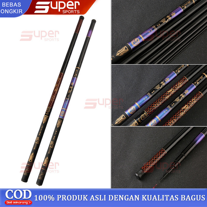 Joran Tegek murah joran pancing short section 2.7/3.6/4.5m joran pancing short section