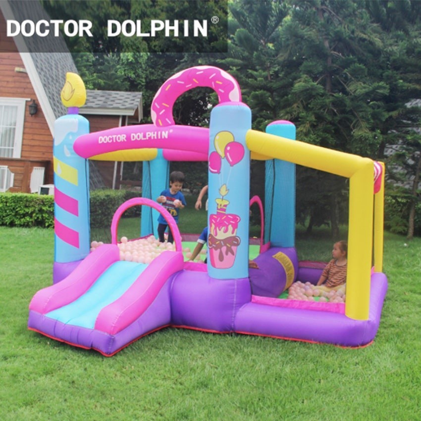 MAINAN Inflatable bouncy castle balloon bouncer / mainan rumah istana balon anak / mainan lompat lom