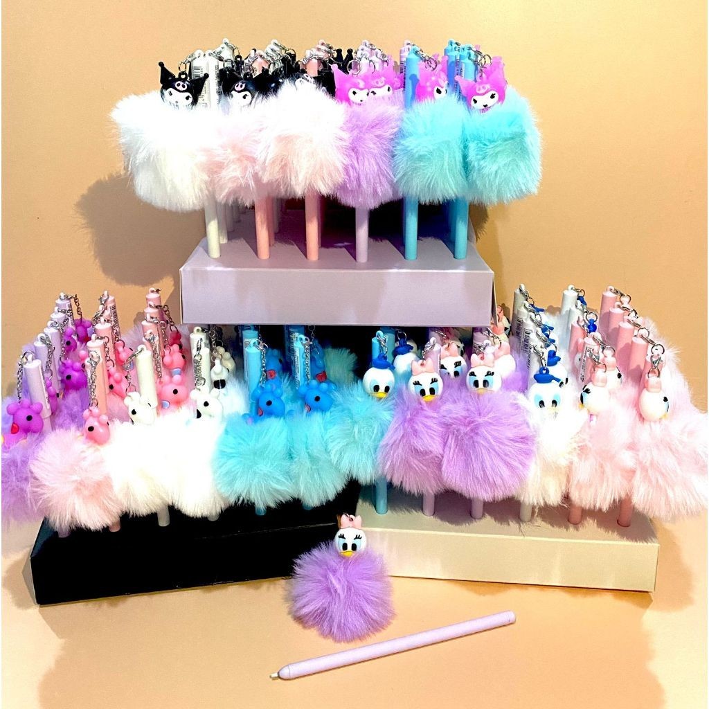 

[30 Pen / 1 Box] - Pulpen BULU LUCU - Pulpen FANCY Bulu