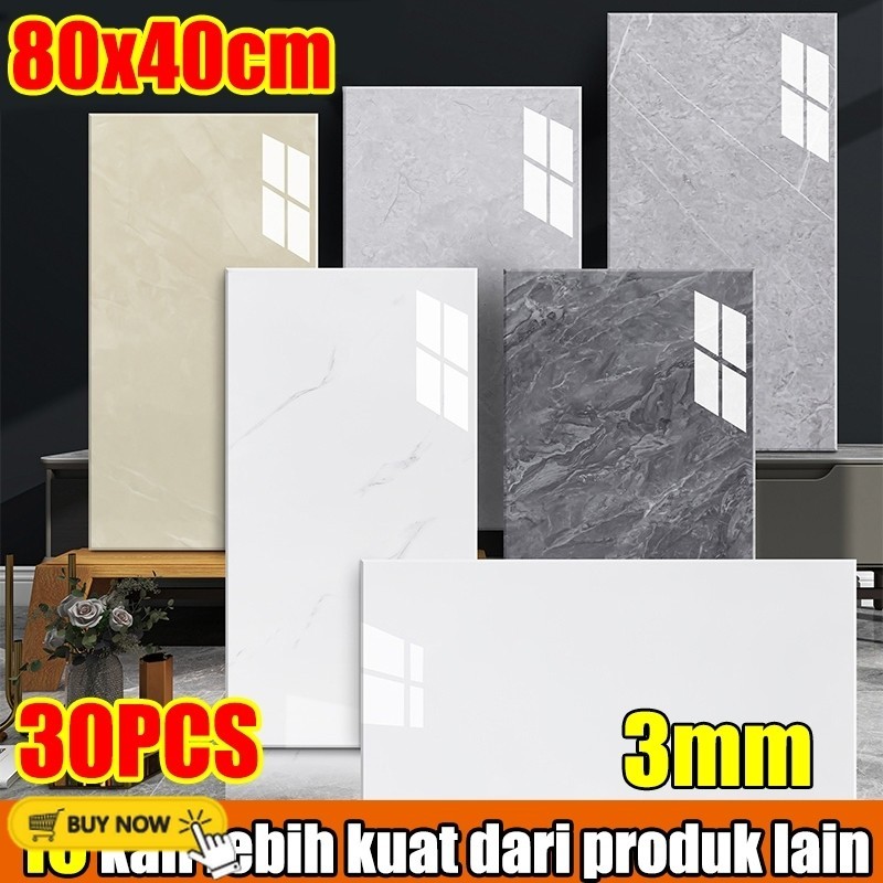 80x40cm Kekerasannya 10 kali lipat dari produk lain wallpaper dinding marmer wallpaper dinding motif