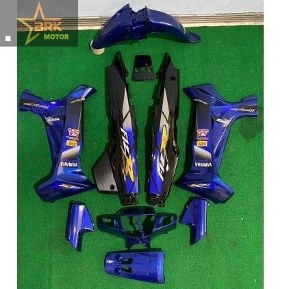 [BISA COD] Cover Body Set FizR Custom Biru Hitam