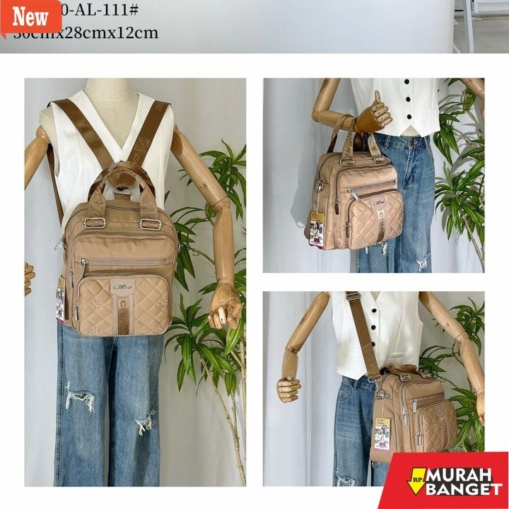 tas ransel wanita shopee Chibao 1850 tas ransel 3 in 1 wanita tas punggung multifungsi cewek besar j