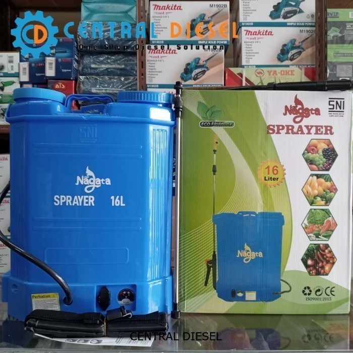 Alat semprot hama/ Pompa gendong Nagata Elektrik 16 liter